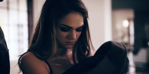 Daddy Caught His Stepdaughter Stripping (Athena Faris, Derrick Pierce)