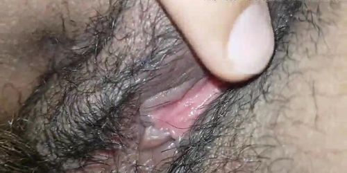 Close up hairy iranian wife