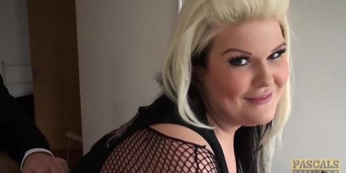 PASCALSSUBSLUTS - Naughty BBW Sindy endures hard pounding