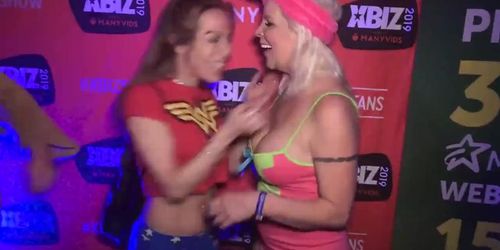 XBIZ Expo 2019 - Winter Wonderland part 2 (Alex Coal, Alexis Tae, Haley Reed, Kiarra Kai, Zoey Foxx)