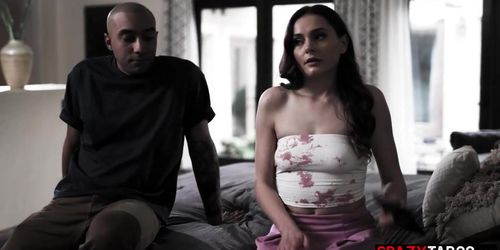 Rough sex with perverted step siblings and petite teen finally enjoyed it (Aften Opal, Oliver Davis)