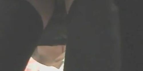 Real amateur blonde upskirt pussy vid