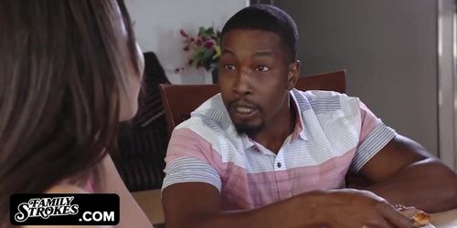 Family Strokes - Freaky Stepmom And Stepdaughter Suck And Screw Two Huge Black Cocks At The Same Time (Adrian Maya, Isiah Maxwell, Misty Stone)