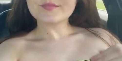 Chubby girl showing her boobs