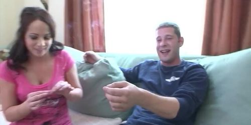 Cute teen gets first big thick dick (Lindy Lane)