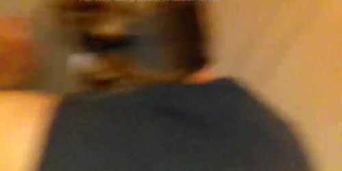 Making fuck pig taste her cunt