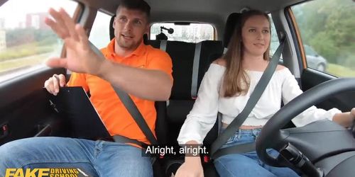Fake Driving School – Stacey Cruz Gets Screwed By Instructor (Laura Orsolya)