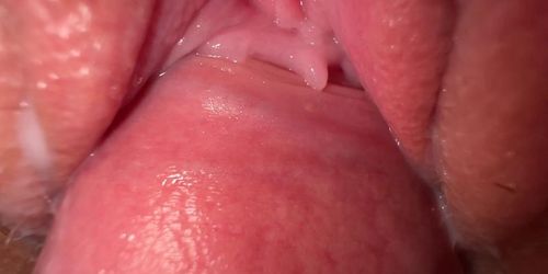 I fucked my teen stepsister, tight creamy pussy and close up cumshot (TightPussyFuck)