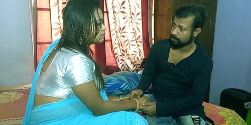 Desi hot bhabhi having sex secretly with house owner’s son!! Hindi webseries sex