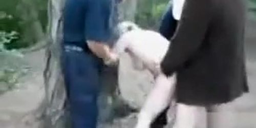Dogging mature woman seduced in the park (Dirty D)
