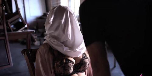 Teen Lena Paul gangbanged and fucked in all holes by her captors (Codey Steele, Derrick Pierce, Johnny Goodluck)