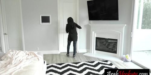 Sexy big tits Arab teen sucks and fucks and really liked guys big dick (Damon Dice, Violet Myers)