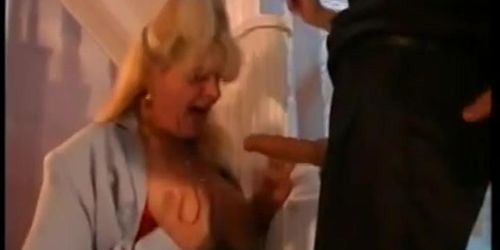 Hungarian granny rough fuck
