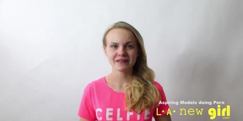 BLONDE FUCKED IN THE ASS AT AUDITION CASTING