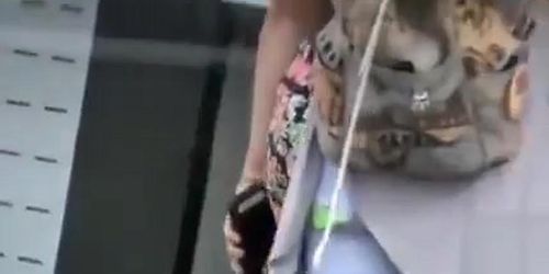 Skimpy shorts on sexy ass girls in public (Itty Bitty, Itty bitty)