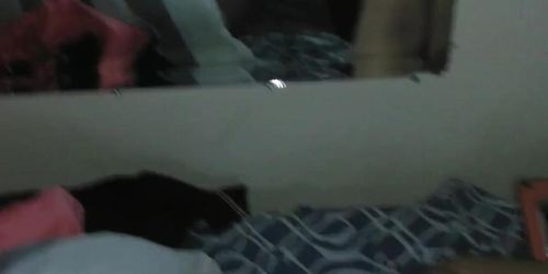 Close view cock wet from pussy juice