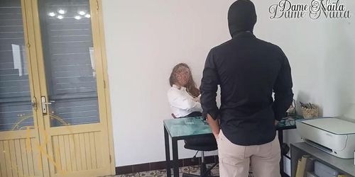 French Domina Wife Fucks Employee Rough For Promotion - Office Bdsm & Strapon Pegging