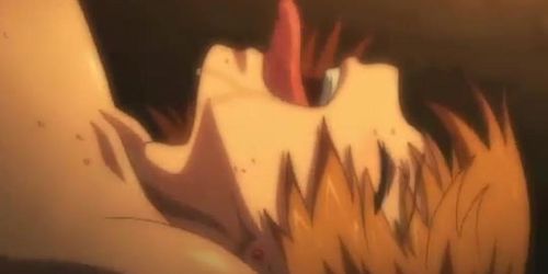 Hentai cunt takes rough stick in