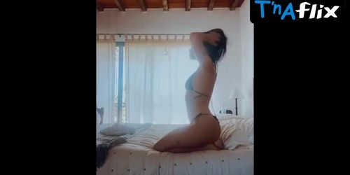 Lali Esposito Butt,  Breasts Scene  in Lali Esposito Sexy Stunning Black Bikini Photos And Video From Her Instagram Account