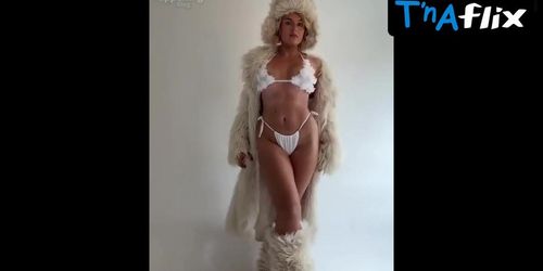 Tallia Storm Bikini Scene  in Tallia Storm Sexy Photos And Video Sizzles In A Slutty White Bikini During A Photoshoot