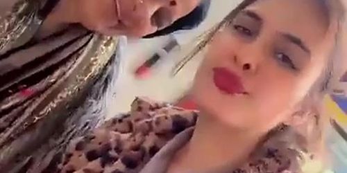 Neha Malik Lesbian Scene  in Neha Malik Snapchat Story