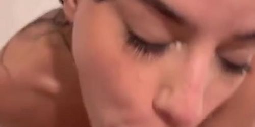 Hannah Jo POV Bathroom Blowjob Facial Video Leaked