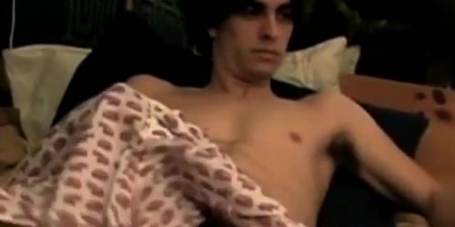 DIRTY BOYS VIDEO - Handsome looking twink strokes his big dick on webcam solo (Juli Ashton)