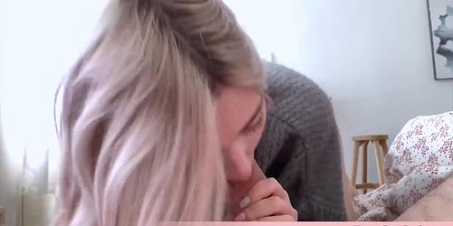 Eva a beautiful natural teen having her first ever fuck on camera and she is liking it (Eva Elfie)