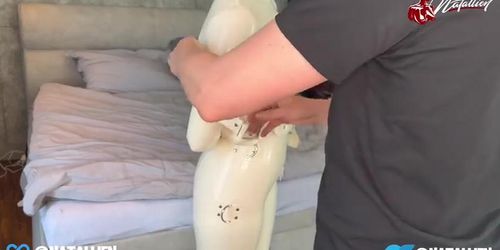 Natallien Fucked Hard In Latex - Hard Anal & Deep Throat Bdsm