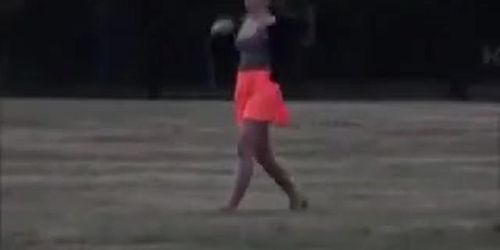 Hot Young Girl Walking (18+)