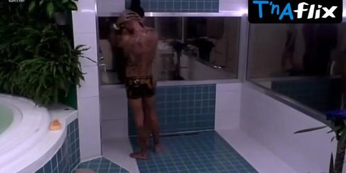 Julia Krischel Butt,  Breasts Scene  in Big Brother Sweden And Norway 3