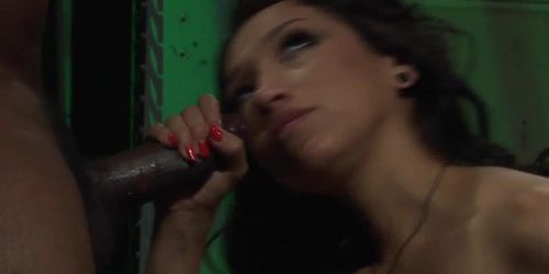 Vicki Chase shows Mr. Marcus what's up downtown. porn