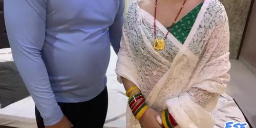 Hot Indian Aunty Shares Bed With Best Friend On Wedding Night - Hard Desi Sex