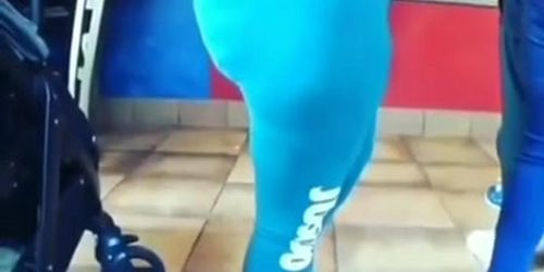 Thick Round Bubble Booty Candid Voyeur