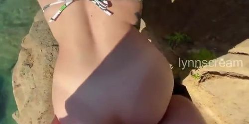 Hot Brunette Latina Fucks Stranger by the River in Argentina - POV Outdoor Sex (Lynn Scream)