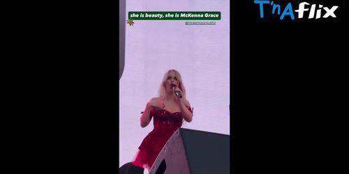 Mckenna Grace Breasts Scene  in Mckenna Grace Sexy Cleavage On Iheartradio 102.7 Kiis Fm's Jingle Ball