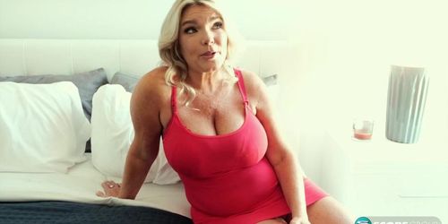 Big-titted Kayla Fucks A Guy Young Enough To Be Her Son (More more)
