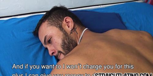 STRAIGHT LATINO - Dashing Latino has his first gay experienced being rawrailed (Miku Abeno)