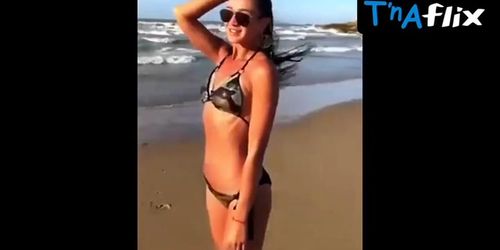 Olga Buzova Bikini Scene  in Olga Buzova Sexy Bikini On The Beach