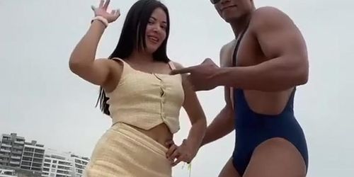 Morelia Garcia Bikini Scene  in Mande Quien Mande
