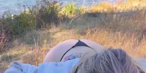 ThePrincessJess Outdoor Blowjob Cum Swallow Video Leaked