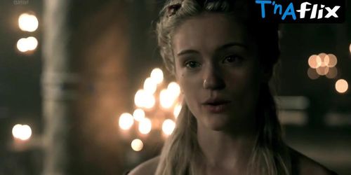 Alicia Agneson Butt,  Breasts Scene  in Vikings