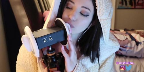 Jinx ASMR Ear Eating & Mouth Sounds Patreon Video