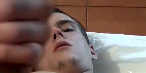 TWINK SMOKING - Seductive Twink Sensational Deepthroat in a Cloud of Smoke (Cain)