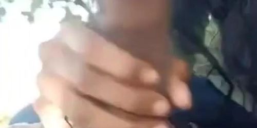 Mallu Couple Outdoor Blowjob