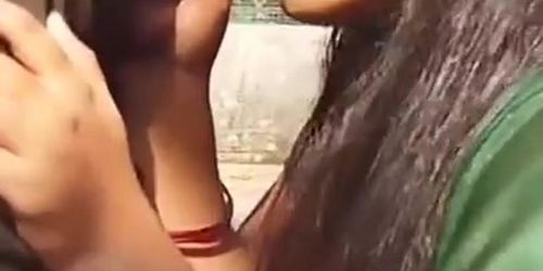 Mallu Girl Outdoor Blowjob