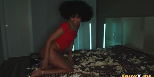 Selva Lapiedra - Horny Brazilian Slut Takes Jesus Reyes' Big Dick In Her Tight Ass & Hairy Pussy