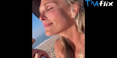 Molly Sims Breasts,  Bikini Scene  in Molly Sims Sizzles In Sexy Beach Bikini At International Bikini Day