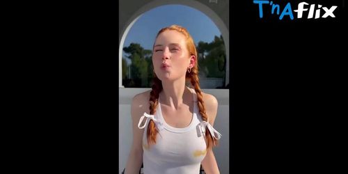 Madelaine Petsch Sexy Scene  in Madelaine Petsch Sizzles In Sexy Spaghetti Video Shoot