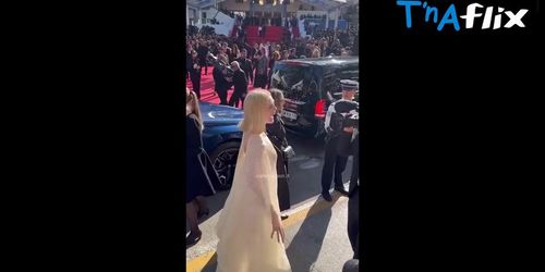 Elle Fanning Breasts Scene  in Elle Fanning Hotel Martinez During The 77Th Cannes Film Festival